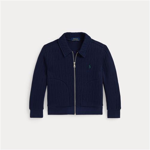 Ralph Lauren Kabelviltet Jakke Refined Navy  Refined Navy 102-108cm  Marineblå  102-108 cm  mand