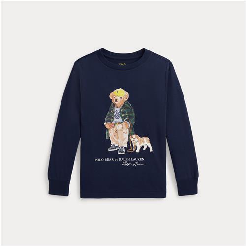 Ralph Lauren Polo Bear Langærmet T-shirt Bear Refined Navy  Bear Refined Navy 124-134cm  Marineblå  124-134 cm  mand