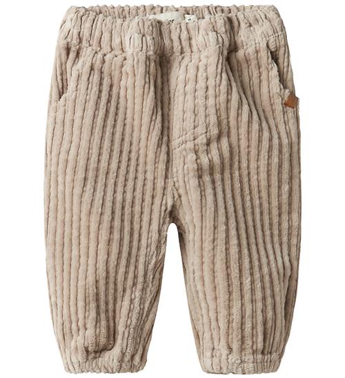 Lil Atelier Fløjlsbukser - NbmRaul - Loose - Oxford Tan
