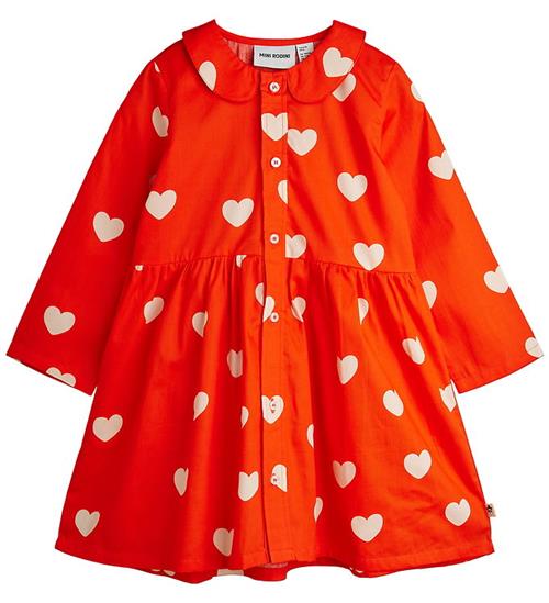 Mini Rodini Kjole - Hearts - Rød