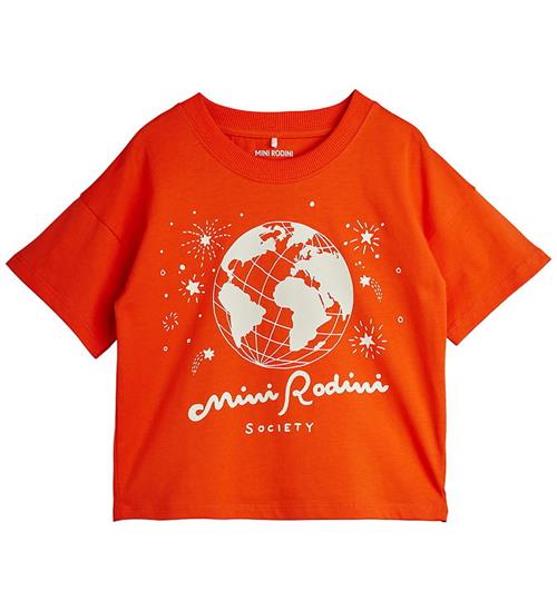 Mini Rodini T-shirt - Society - Rød
