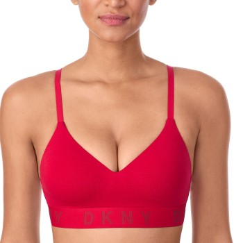 DKNY BH Cozy Boyfriend Wirefree Push-Up Bra Rosa Medium Dame