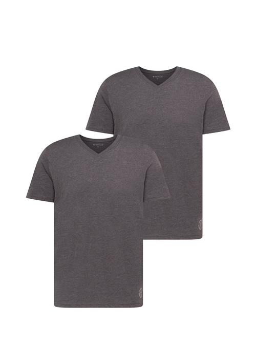 TOM TAILOR Bluser & t-shirts  antracit / offwhite