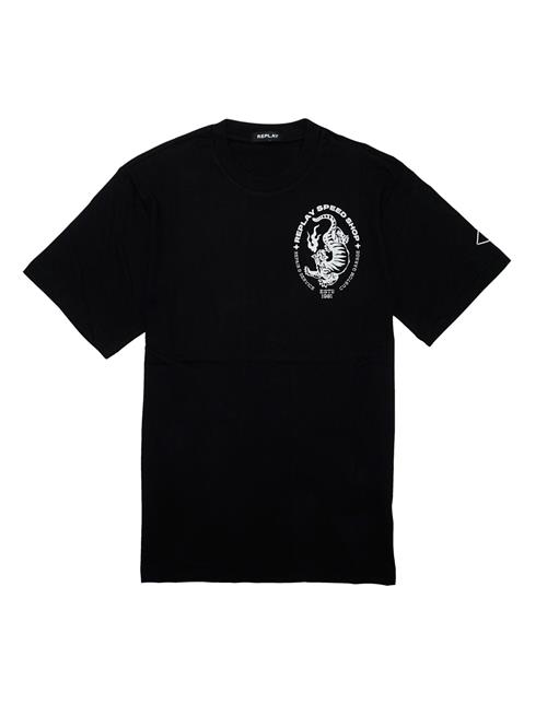 REPLAY Bluser & t-shirts  sort / hvid