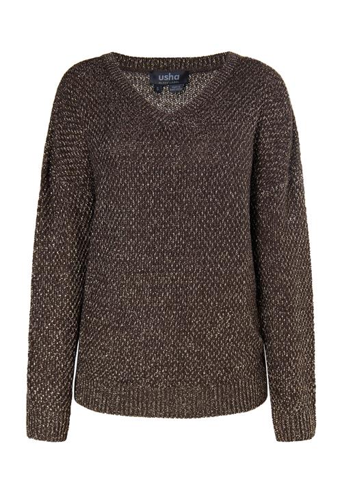 usha BLACK LABEL Pullover  mørkebrun