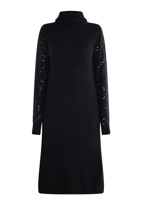 usha BLACK LABEL Strikkjole  sort