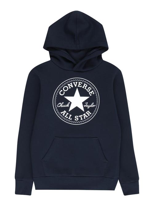 Se CONVERSE Sweatshirt  navy / hvid hos About You