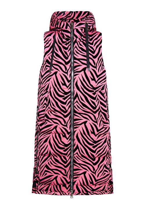 faina Vest  lys pink / sort