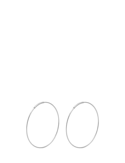 Raquel X-Large Hoop Earrings Silver-Plated Pilgrim Silver