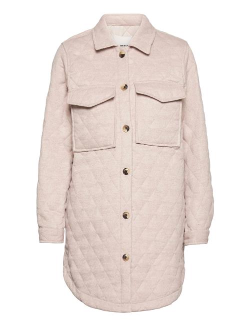 Objvera Owen Long Quilt Jacket Object Pink
