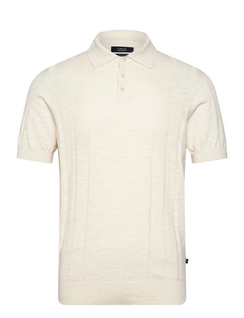 Jonas Knitted Polo Clean Cut Copenhagen Cream