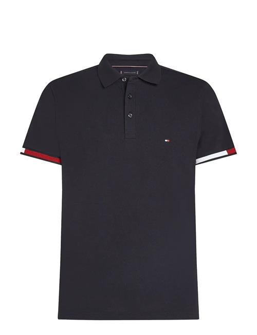 Flag Cuff Slim Polo Tommy Hilfiger Navy