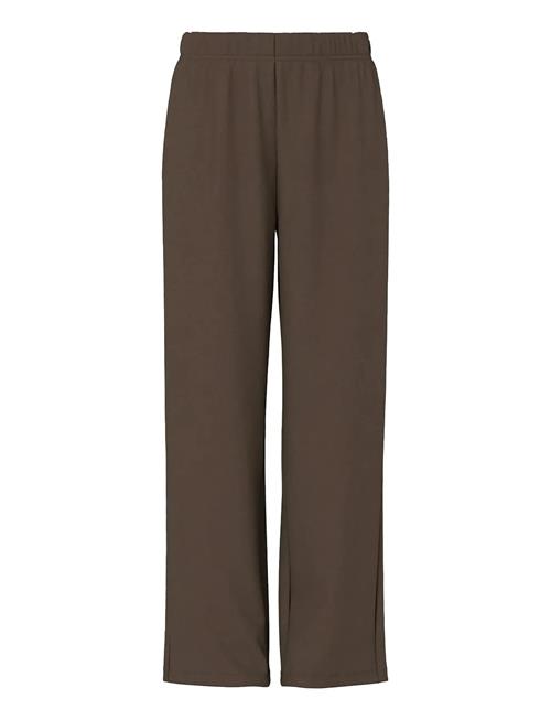 Pcchilli Hw Wide Sweat Pants Noos Bc Pieces Brown