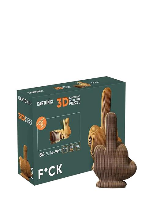 Cartonic 3D Puslespil F*Ck Cartonic Brown