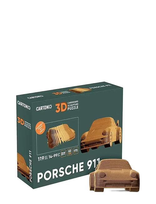 Cartonicisk 3D Puslespil Porsche Cartonic Brown