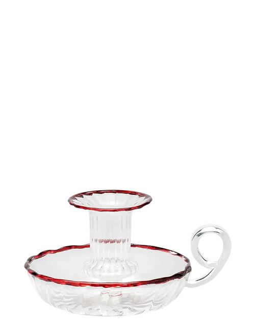 Last Christmas Maroon Candle Holder Anna + Nina