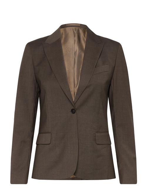 Sasha Cool Wool Blazer Filippa K Brown