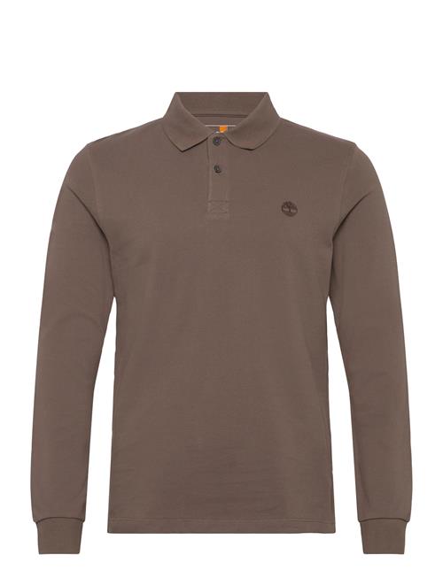 Ls Millers River Pique Polo Timberland Brown