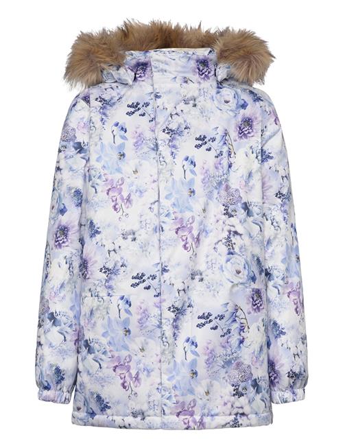 Print Winter Parka Gugguu Purple