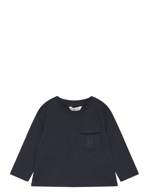 Long-Sleeved T-Shirt With Pockets Mango Black