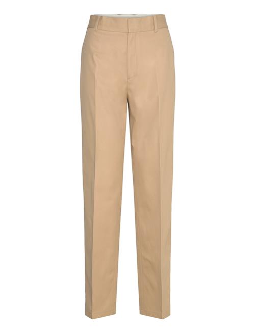 Tailored Cotton Trousers Filippa K Beige