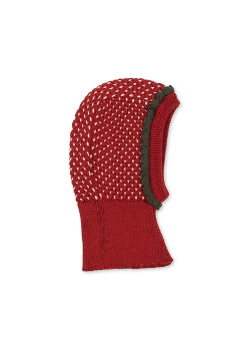 Konges Sløjd Strawberry Balaclava True Red  True Red 3-6 months  Rød  3-6 måneder  kvinde