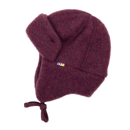 Joha Blød Uldhjelm Med Dobbelt Lag Plum  Plum-48 cm  Lilla  48 cm  unisex
