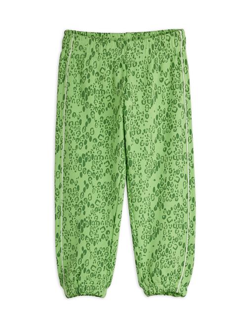 Mini Rodini Mini Leopard Joggingbukser Green  Green 128/134 cm  Grøn  128/134 cm  mand