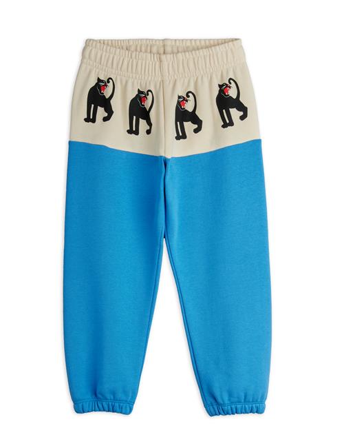 Mini Rodini Panther Joggingbukser Blue  Blue 116/122 cm  Blå  116/122 cm  mand