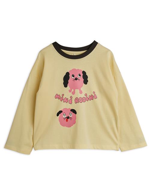 Mini Rodini Doggies Langærmet Top Yellow  Yellow 80/86 cm  Gul  80/86 cm  kvinde