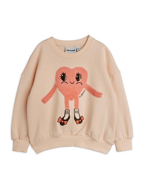 Mini Rodini Heart In Shoes Sweatshirt Pink  Pink 104/110 cm  Lyserød  104/110 cm  kvinde