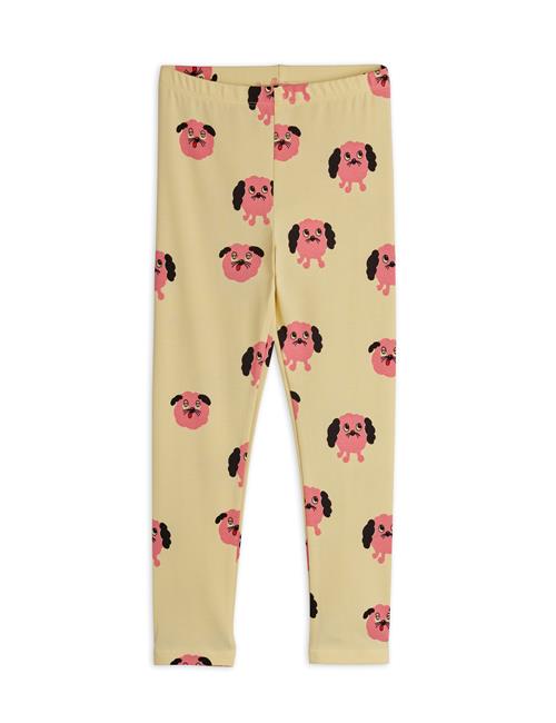 Mini Rodini Doggies Leggings Yellow  Yellow 80/86 cm  Gul  80/86 cm  kvinde