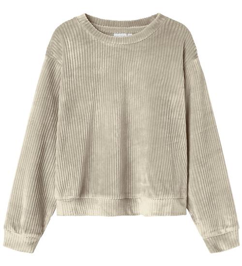 Name It Bluse - NkfVeloa - Velvet - Cement