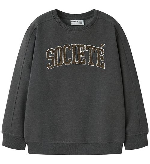 Name It Sweatshirt - NkmRobbie - Dark Grey Melange