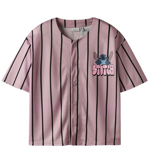 Name It Skjorte k/æ - NkfOdisa - Stitch - Keepsake Lilac