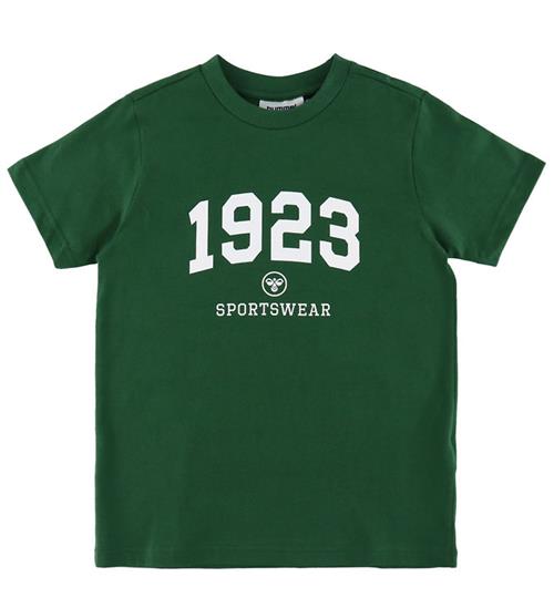 Hummel T-Shirt - hmlJR Graphic 1923 - Mørkegrøn