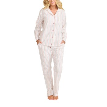 Damella Cotton Flannel Pyjamas Flerfarvet bomuld X-Large Dame