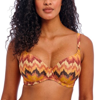 Freya Arizona Wave Underwire Plunge Bikini Top Flerfarvet F 80 Dame