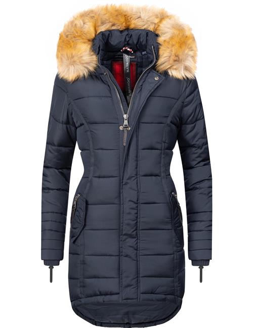 NAVAHOO Vinterfrakke 'Papaya'  mørkeblå