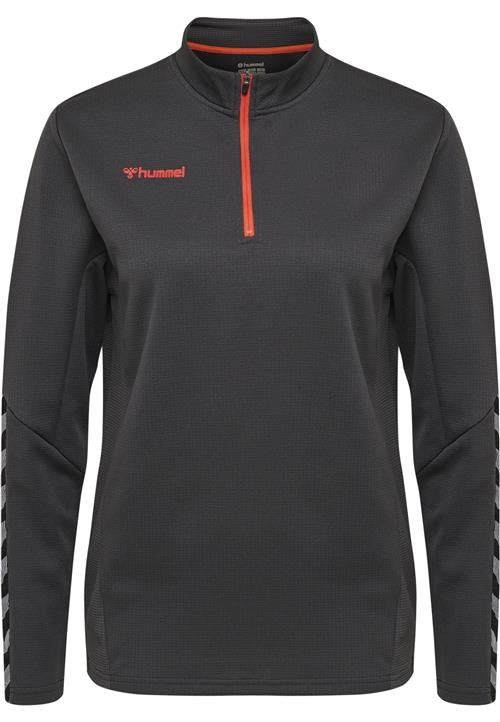 Hummel Sportsweatshirt 'Authentic'  grafit / grå-meleret / lys rød / sort