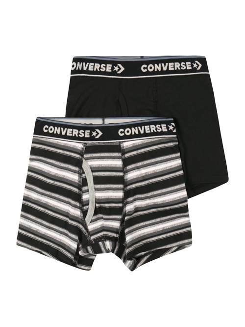 CONVERSE Underbukser  lysegrå / sort / hvid