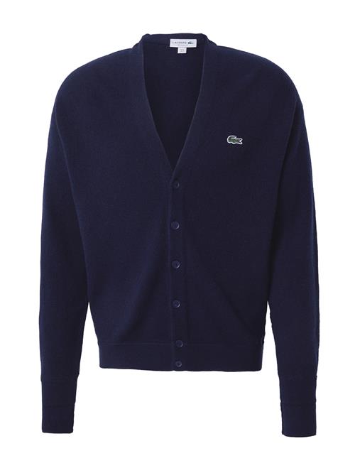 LACOSTE Cardigan  navy / grøn / hvid