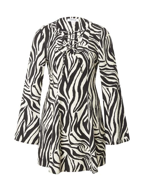 EDITED Kjole 'Prudence'  beige / sort