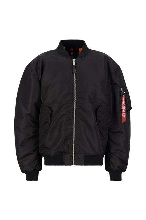 ALPHA INDUSTRIES Overgangsjakke 'MA-1 CS'  sort