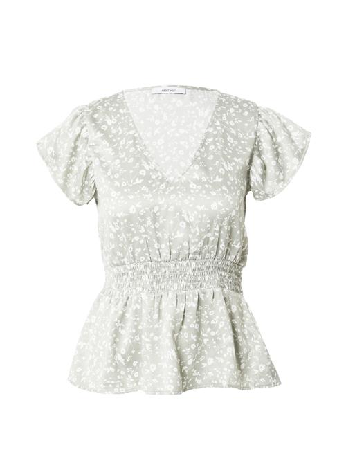 ABOUT YOU Bluse 'Selina'  mint / hvid