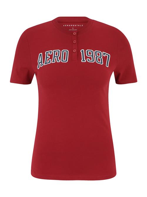 AÉROPOSTALE Shirts  navy / burgunder / hvid