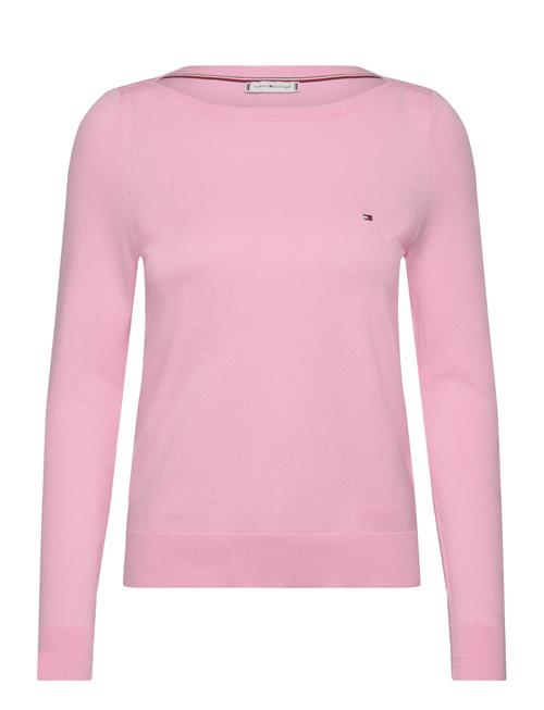 Co Jersey Stitch Boat-Nk Ls Swt Tommy Hilfiger Pink