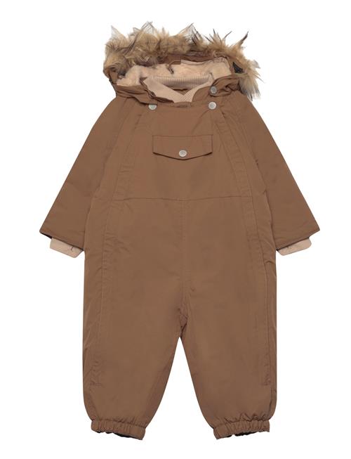 Matwisti Fleece Lined Snowsuit Fake Fur. Grs MINI A TURE Brown