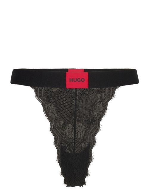 Thong Lace HUGO Black