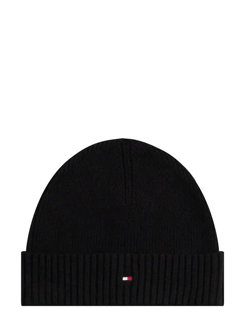 Th Flag Pima Cotton Beanie Tommy Hilfiger Black